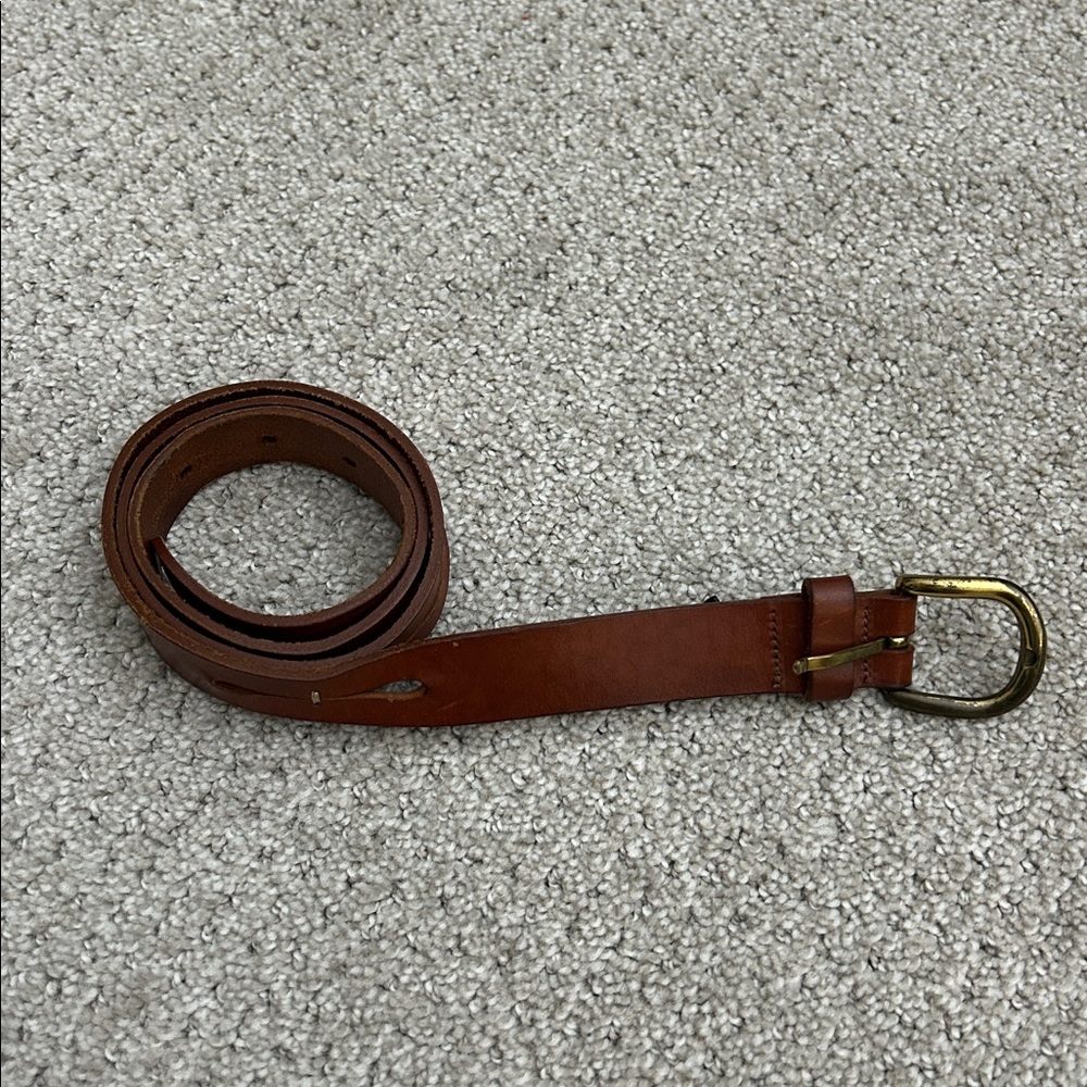Sezane Alba Leather Waist Belt